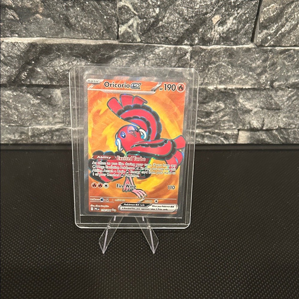 Pokemon‎ Oricorio 110/094 Ex Full Art Holo from Phantasmal Flames 🔥 set